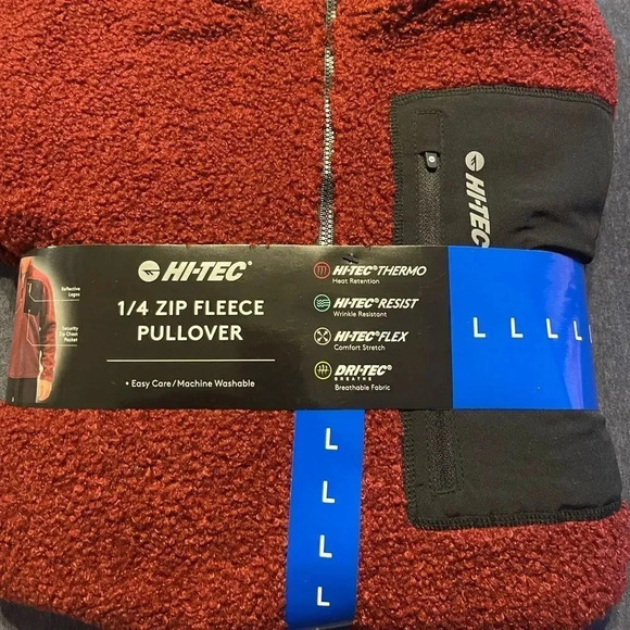 Hi-Tec Men’s ¼ Zip Pullover Fleece Large - Picture 8 of 11